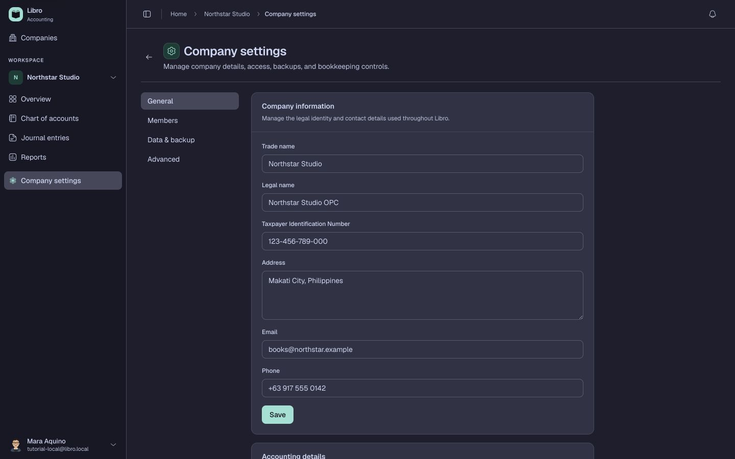 Company information
